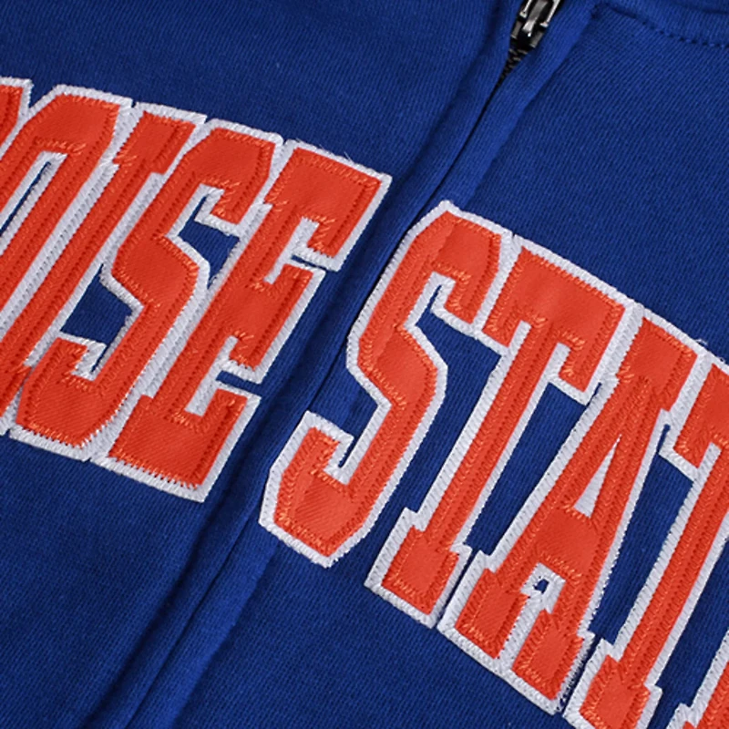 Stadium Athletic Boise State Broncos Arched Name Full-Zip Hoodie
