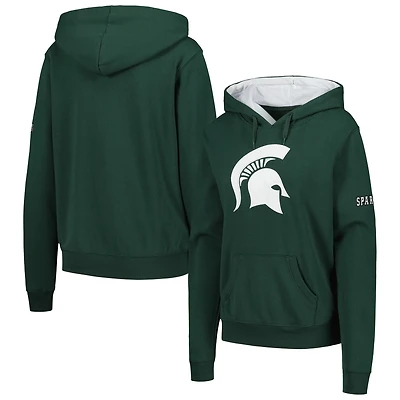 Stadium Athletic Michigan State Spartans Big Logo Pullover Hoodie