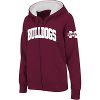 Stadium Athletic Mississippi State Bulldogs Arched Name Full-Zip Hoodie
