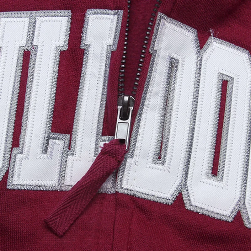 Stadium Athletic Mississippi State Bulldogs Arched Name Full-Zip Hoodie
