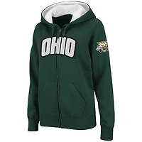 Stadium Athletic Ohio Bobcats Arched Name Full-Zip Hoodie
