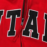 Stadium Athletic Utah Utes Arched Name Full-Zip Hoodie