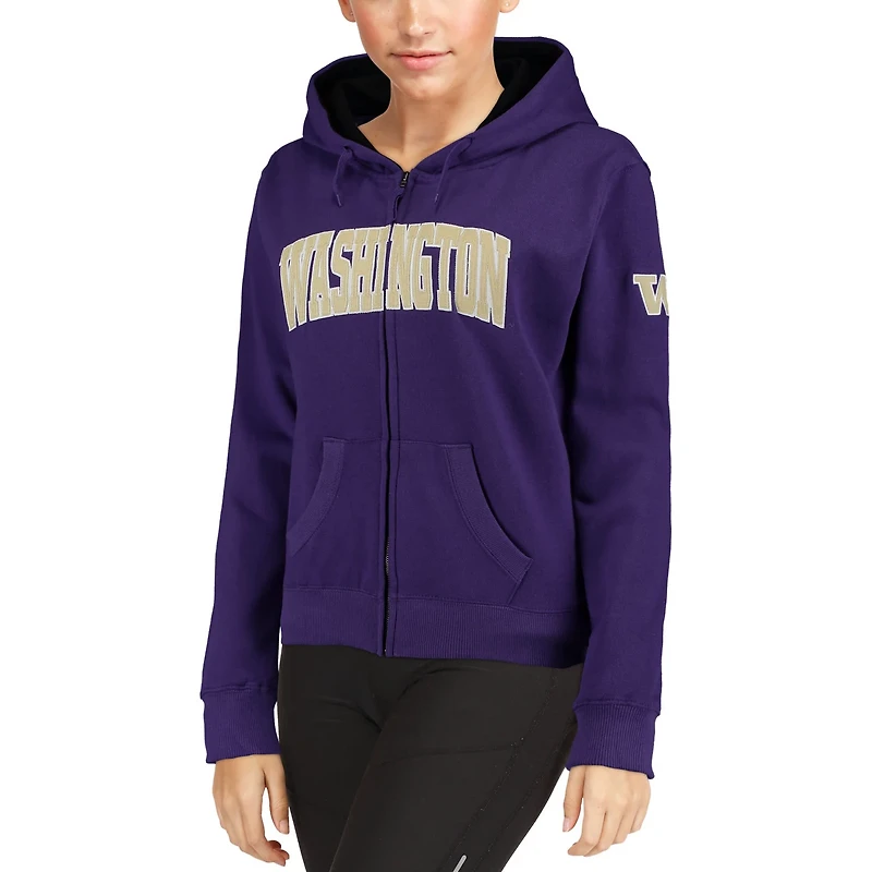 Stadium Athletic Washington Huskies Arched Name Full-Zip Sweatshirt