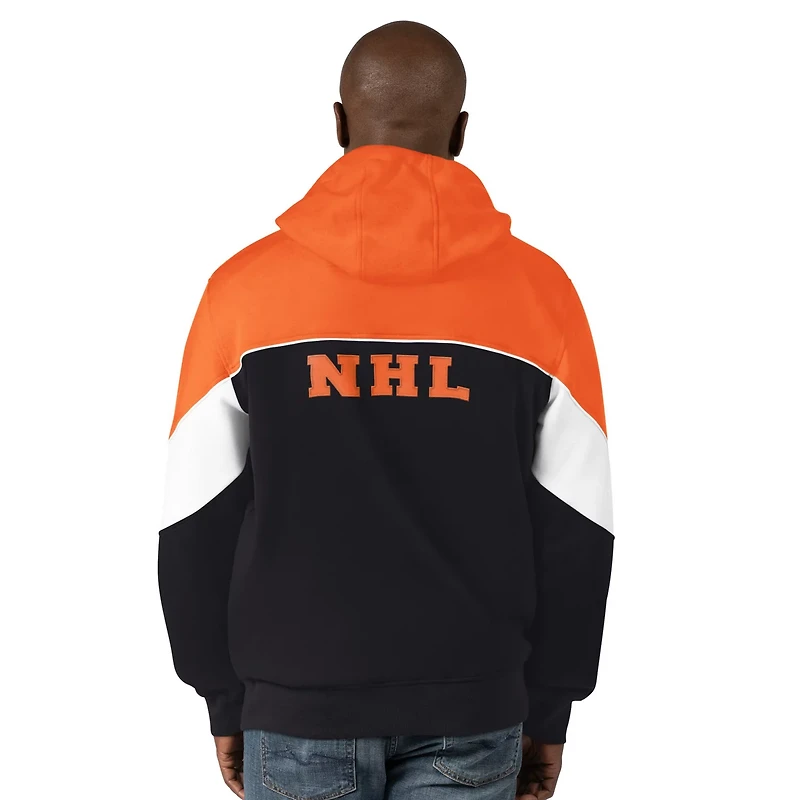 Starter Black NHL Power Forward Full-Zip Hoodie