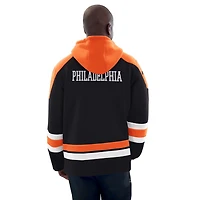 Starter Black Philadelphia Flyers Hockey Pullover Hoodie
