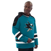 Starter Black San Jose Sharks Hockey Pullover Hoodie