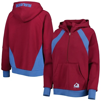 Starter Colorado Avalanche Wishbone Half-Zip Hoodie