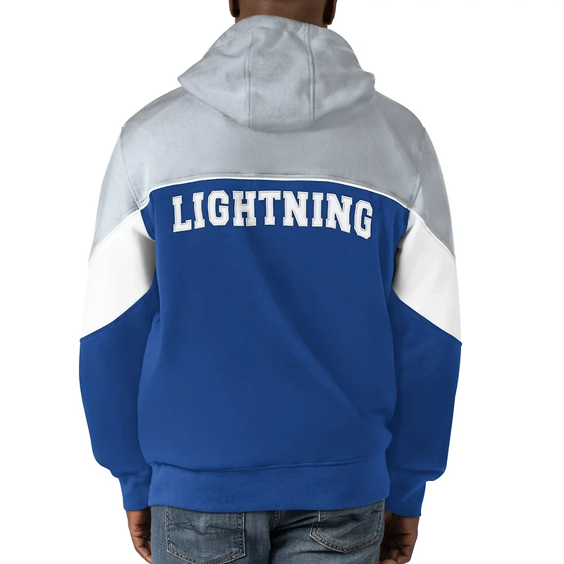 Starter Gray Tampa Bay Lightning Power Forward Full-Zip Hoodie
