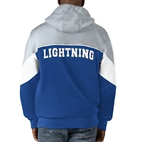 Starter Gray Tampa Bay Lightning Power Forward Full-Zip Hoodie