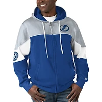 Starter Gray Tampa Bay Lightning Power Forward Full-Zip Hoodie