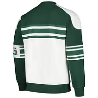 Starter Minnesota Wild Defense Fleece Crewneck Pullover Sweatshirt