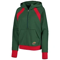 Starter Minnesota Wild Wishbone Half-Zip Hoodie