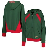 Starter Minnesota Wild Wishbone Half-Zip Hoodie