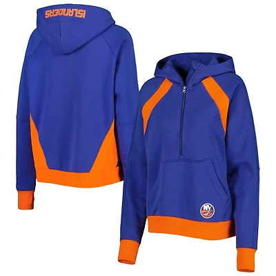 Starter New York Islanders Wishbone Half-Zip Hoodie