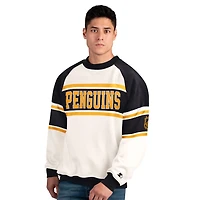 Starter Pittsburgh Penguins Defense Fleece Crewneck Sweatshirt