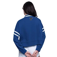 Starter St Louis s Power Play Cropped Pullover Sweatshirt