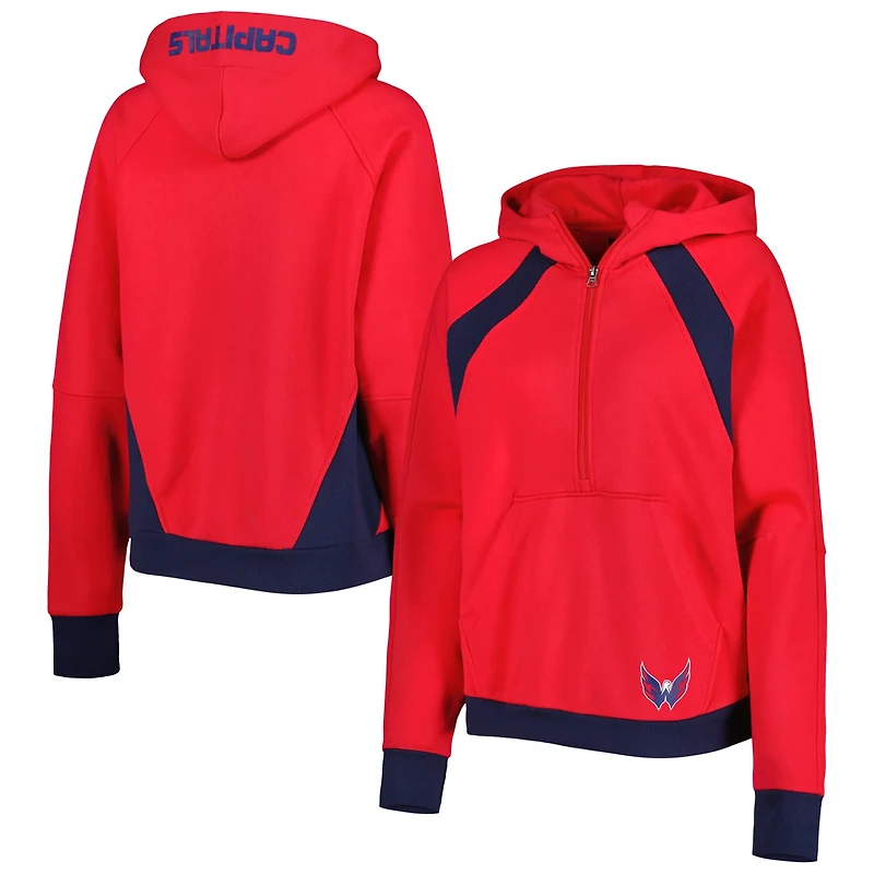 Starter Washington Capitals Wishbone Half-Zip Hoodie