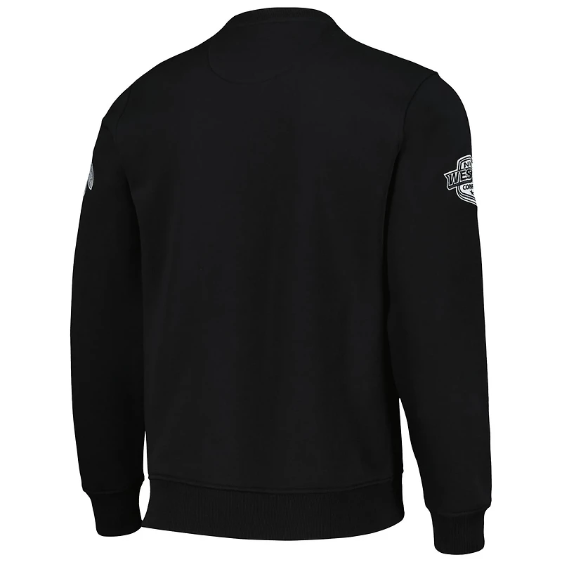 Starter x NHL Ice Chicago hawks Cross Check Pullover Sweatshirt