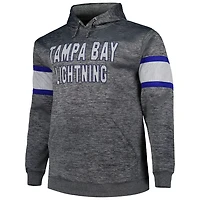 Tampa Bay Lightning Big  Tall Stripe Pullover Hoodie