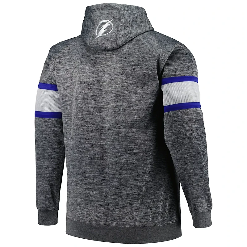 Tampa Bay Lightning Big  Tall Stripe Pullover Hoodie