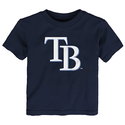 Tampa Bay Rays Team Crew Primary Logo T-Shirt