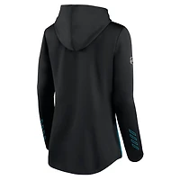 /Teal San Jose Sharks Authentic Pro Locker Room Pullover Hoodie