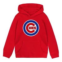 Toddler Chicago Cubs Primary Logo Fleece Pullover Hoodie
