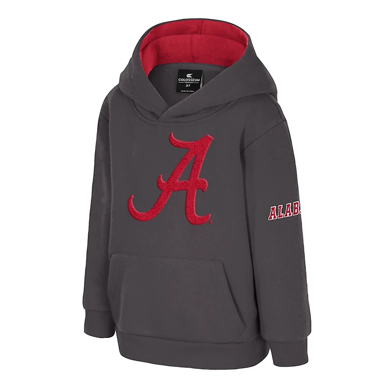 Toddler Colosseum Alabama Crimson Tide Big Logo Volume Fleece Pullover Hoodie