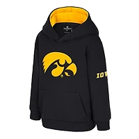 Toddler Colosseum Iowa Hawkeyes Big Logo Volume Fleece Pullover Hoodie