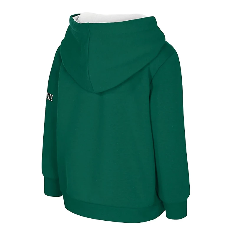 Toddler Colosseum Michigan State Spartans Big Logo Volume Fleece Pullover Hoodie