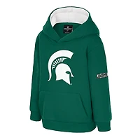 Toddler Colosseum Michigan State Spartans Big Logo Volume Fleece Pullover Hoodie