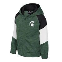 Toddler Colosseum Michigan State Spartans Spirit Hollow Full-Zip Hoodie