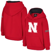 Toddler Colosseum Nebraska Huskers Big Logo Volume Fleece Pullover Hoodie