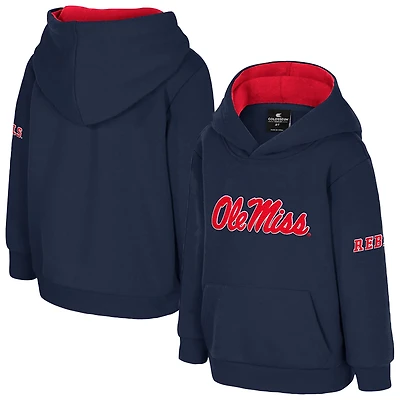Toddler Colosseum Ole Miss Rebels Big Logo Volume Fleece Pullover Hoodie