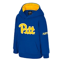 Toddler Colosseum Pitt Panthers Big Logo Volume Fleece Pullover Hoodie