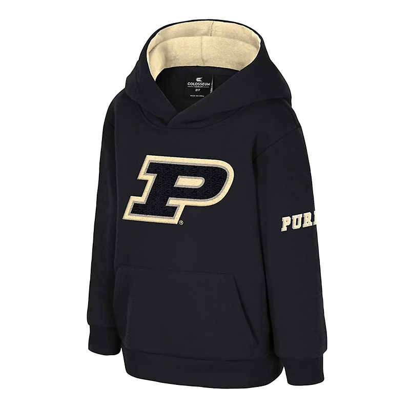 Toddler Colosseum Purdue Boilermakers Big Logo Volume Fleece Pullover Hoodie