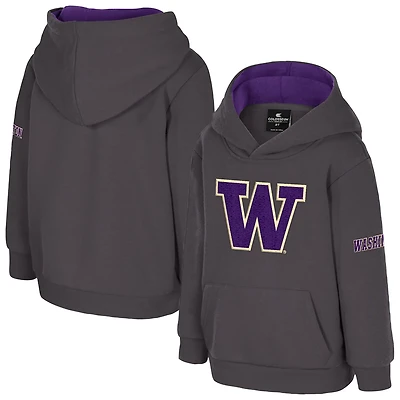 Toddler Colosseum Washington Huskies Big Logo Volume Fleece Pullover Hoodie