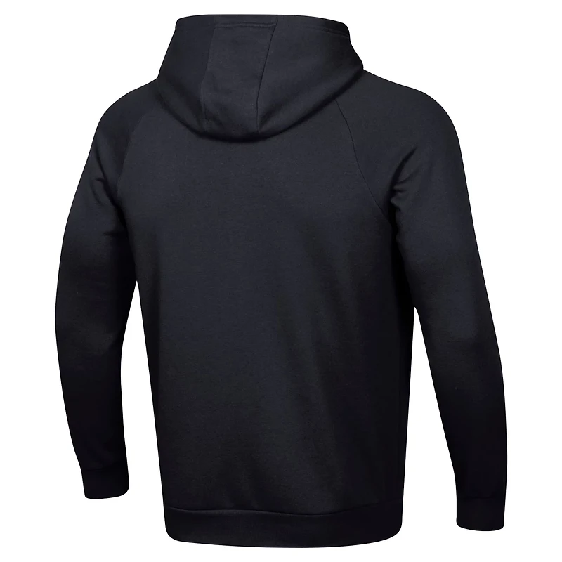 Under Armour Maryland Terrapins 2024 Sideline Wordmark Rival Pullover Hoodie