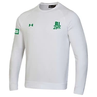 Under Armour Notre Dame Fighting Irish 2024 Irish Wear Green All Fight Rival Fleece Pullover Sweatshirt