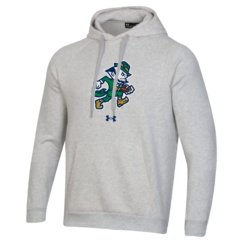 Under Armour Notre Dame Fighting Irish Leprechaun Rival Raglan Fleece Hoodie