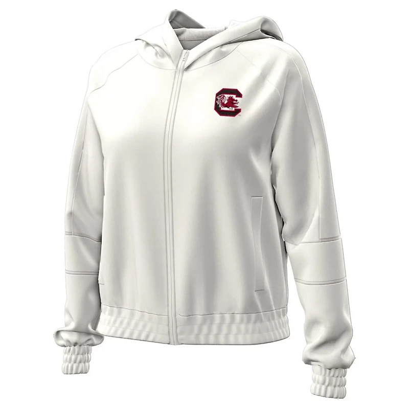 Under Armour South Carolina Gamecocks Gameday Rival Fleece Full-Zip Cropped Hoodie