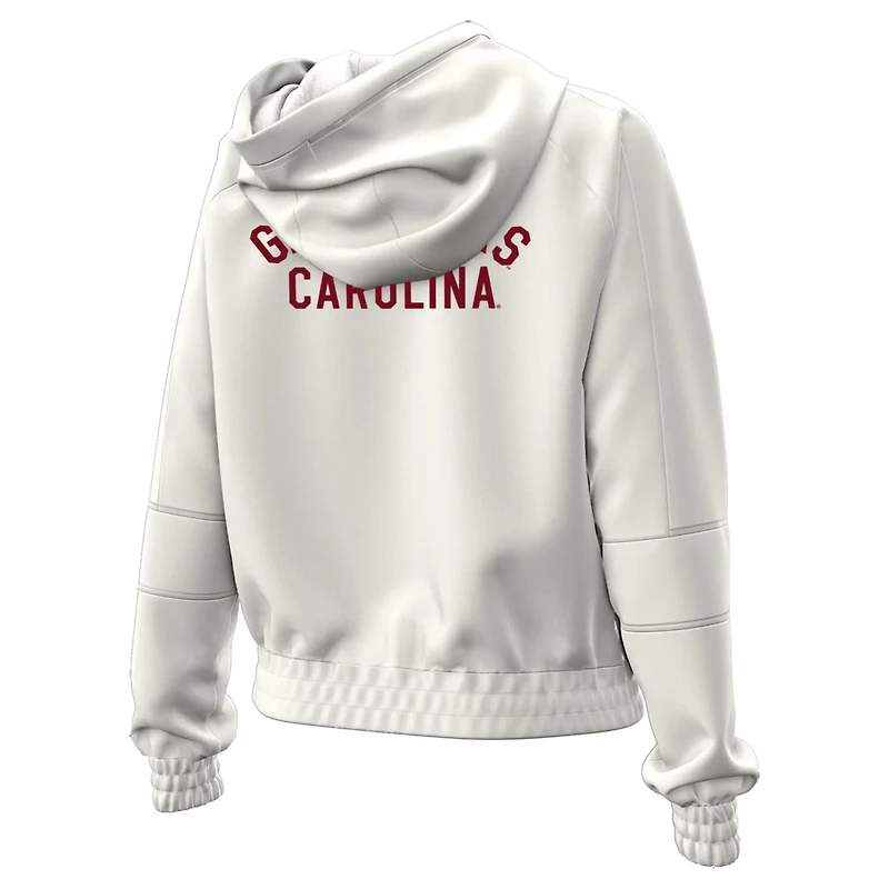 Under Armour South Carolina Gamecocks Gameday Rival Fleece Full-Zip Cropped Hoodie