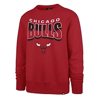 Unisex '47 Chicago Bulls Brush By Headline Crewneck Sweatshirt