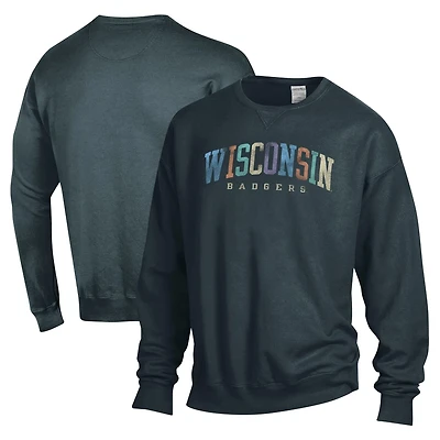 Unisex ComfortWash Wisconsin Badgers Oversized Pullover Sweatshirt