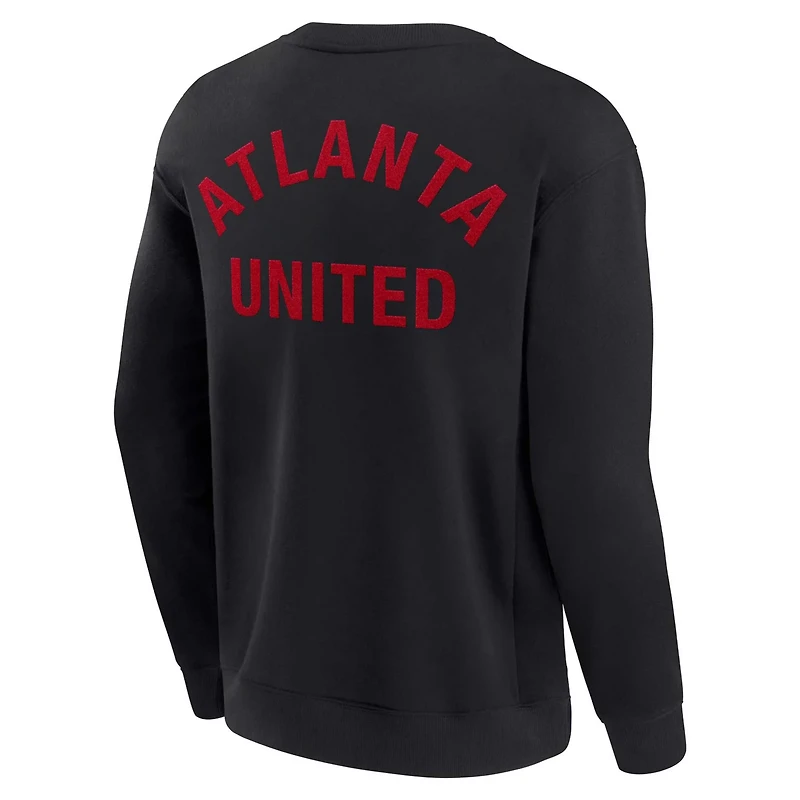 Unisex Fanatics Atlanta United FC Super Soft Pullover Crew Sweatshirt