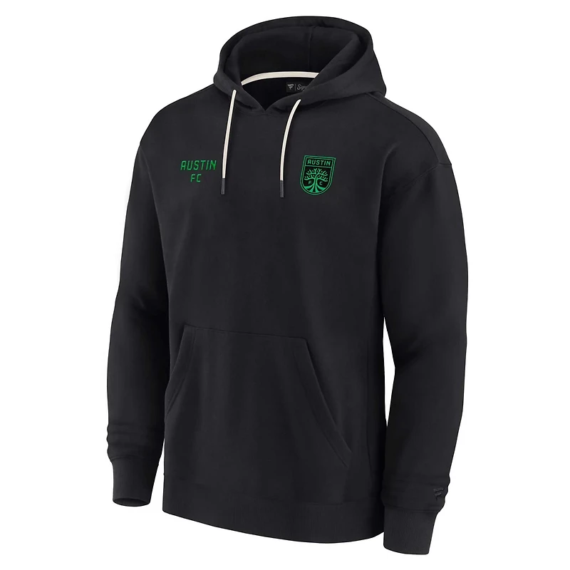 Unisex Fanatics Austin FC Elements Super Soft Fleece Pullover Hoodie