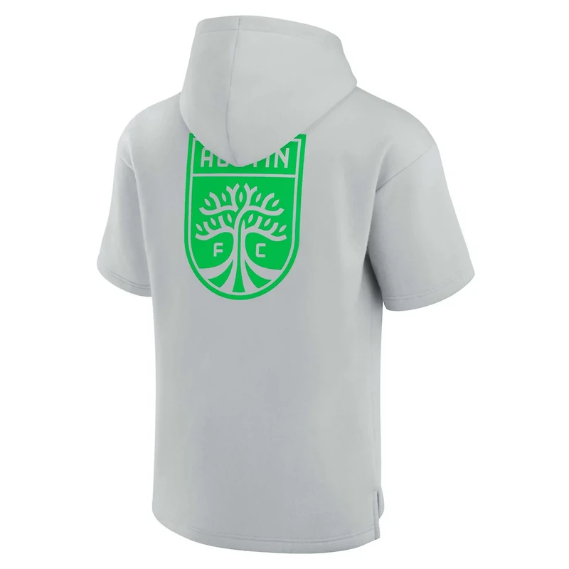 Unisex Fanatics Austin FC Elements Super Soft Fleece Short Sleeve Pullover Hoodie