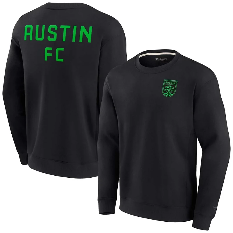 Unisex Fanatics Austin FC Super Soft Pullover Crew Sweatshirt