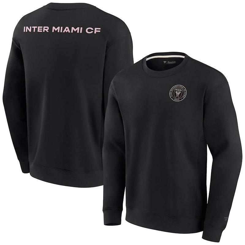 Unisex Fanatics Inter Miami CF Super Soft Pullover Crew Sweatshirt