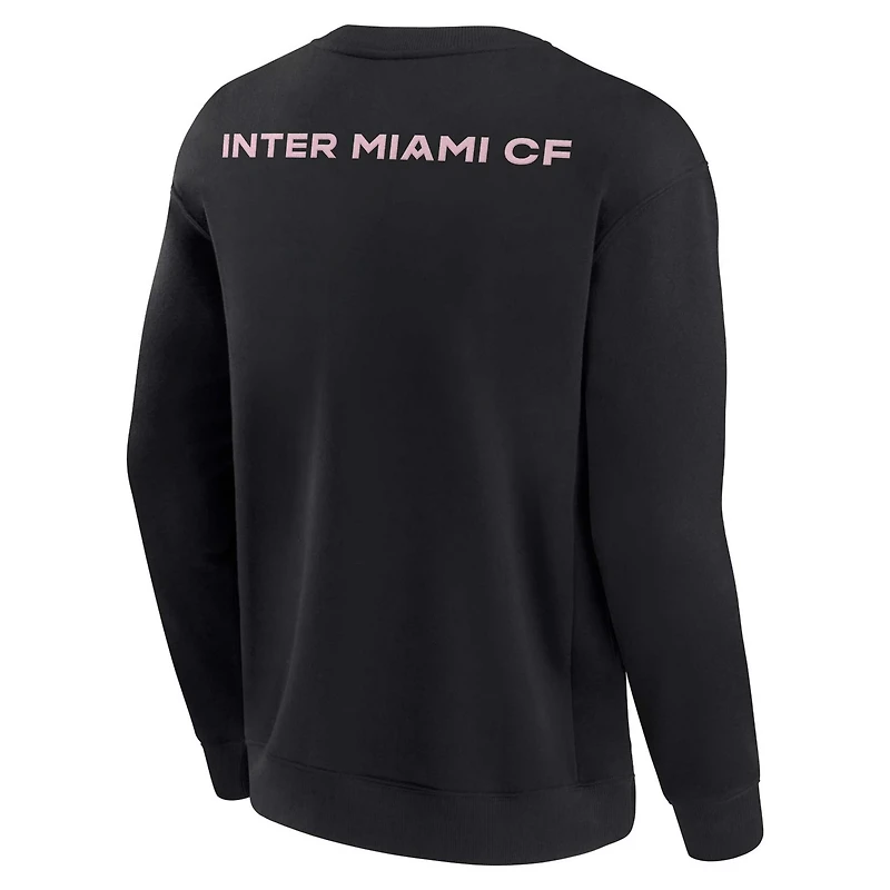 Unisex Fanatics Inter Miami CF Super Soft Pullover Crew Sweatshirt